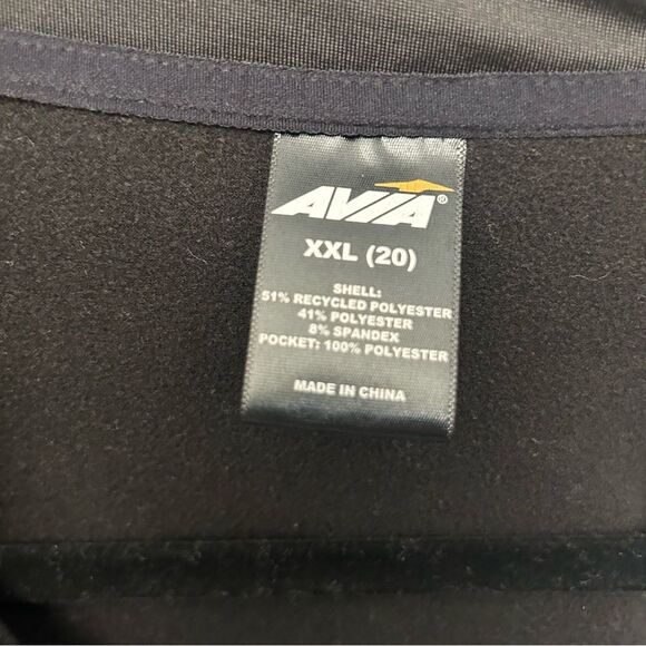 Avia Women's Fleece Lined Quarter Zip Pullover Leopard Print Size XXL (20) - Picture 12 of 12